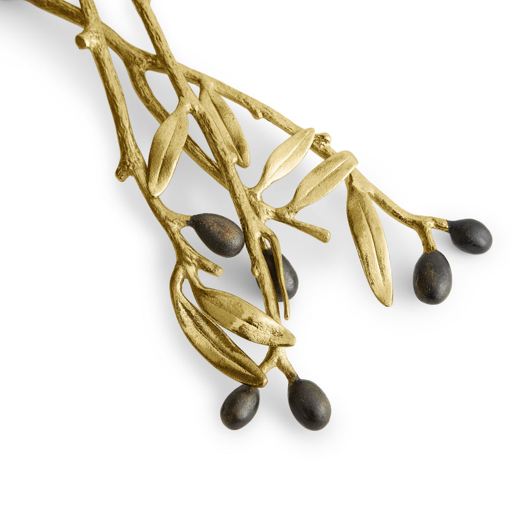 Michael Aram Olive Branch Gold Serving Set at STORIES By SWISSBO