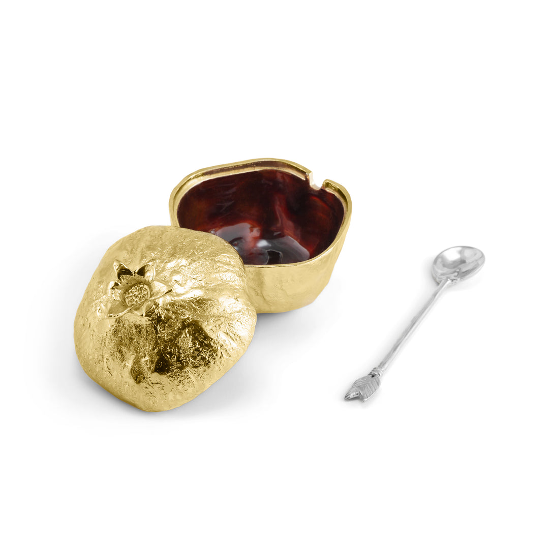 Michael Aram Pomegranate Mini Pot With Spoon at STORIES By SWISSBO