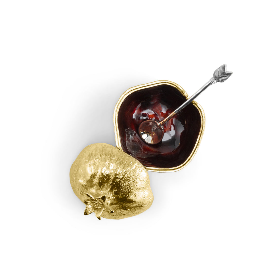 Michael Aram Pomegranate Mini Pot With Spoon at STORIES By SWISSBO