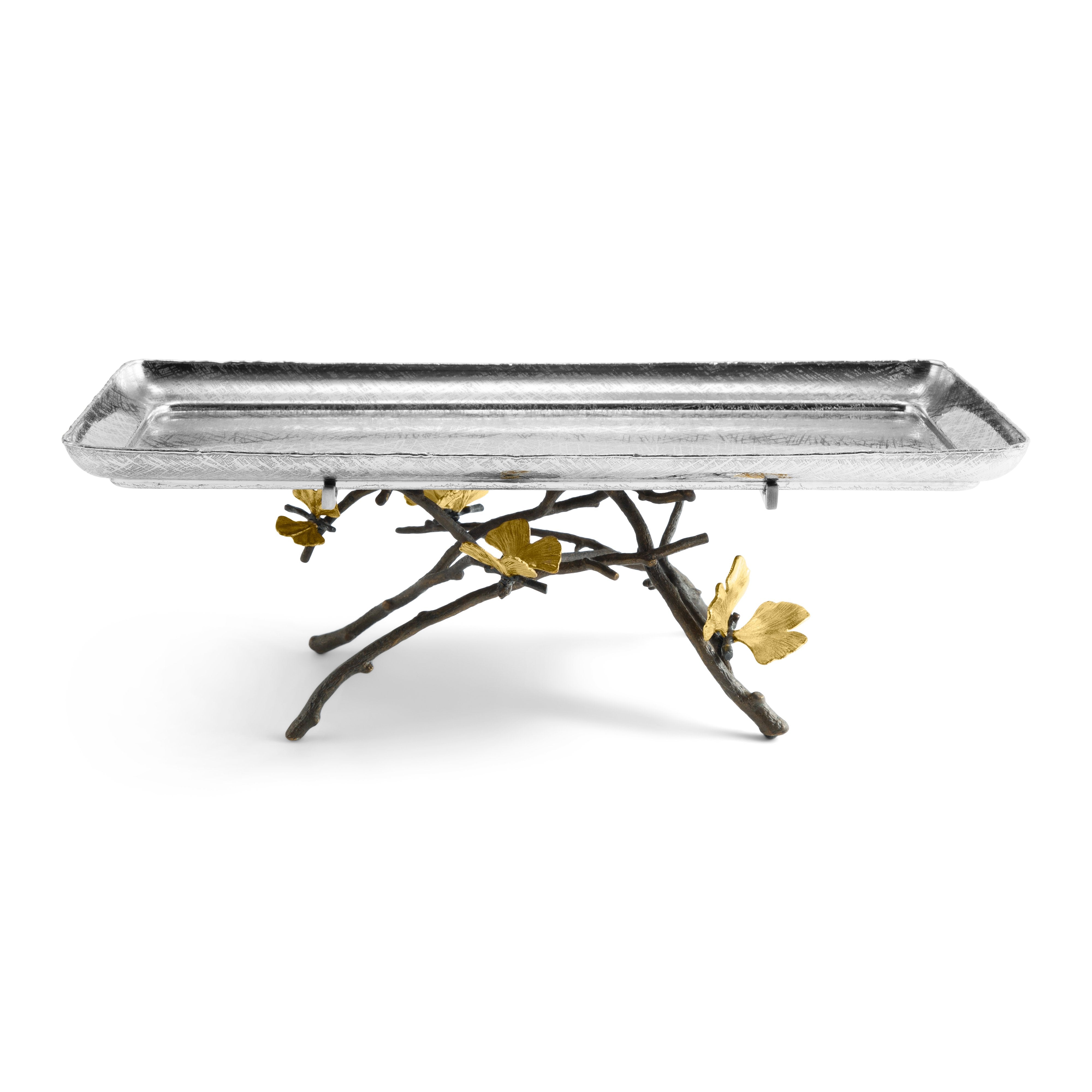 Michael Aram Butterfly Ginkgo Footed Center Tray at STORIES by SWISSBO