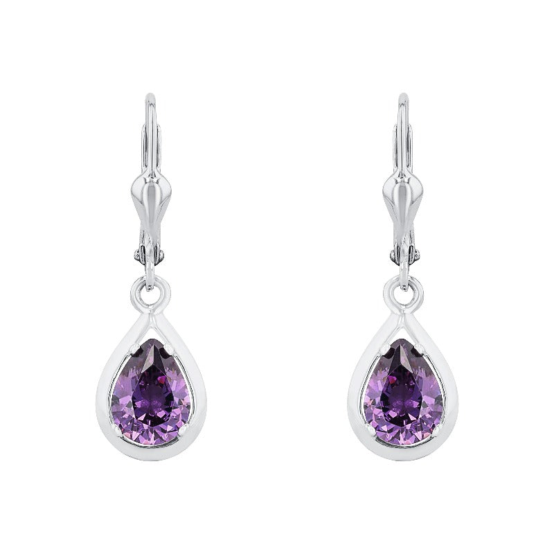 AMOR Earrings for Women, Silver 925