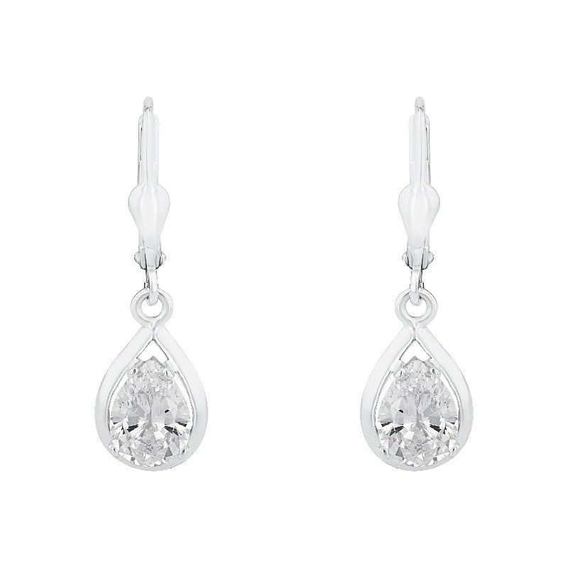 AMOR Earrings for Women, Silver 925