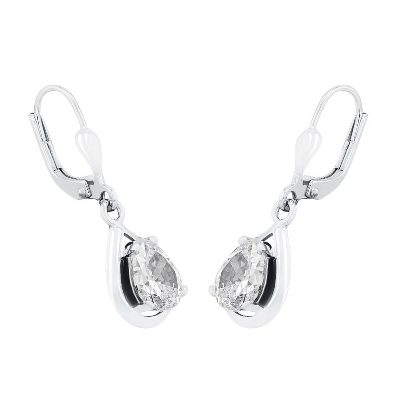 AMOR Earrings for Women, Silver 925