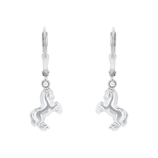 Earrings for Girls, Silver 925 | horse