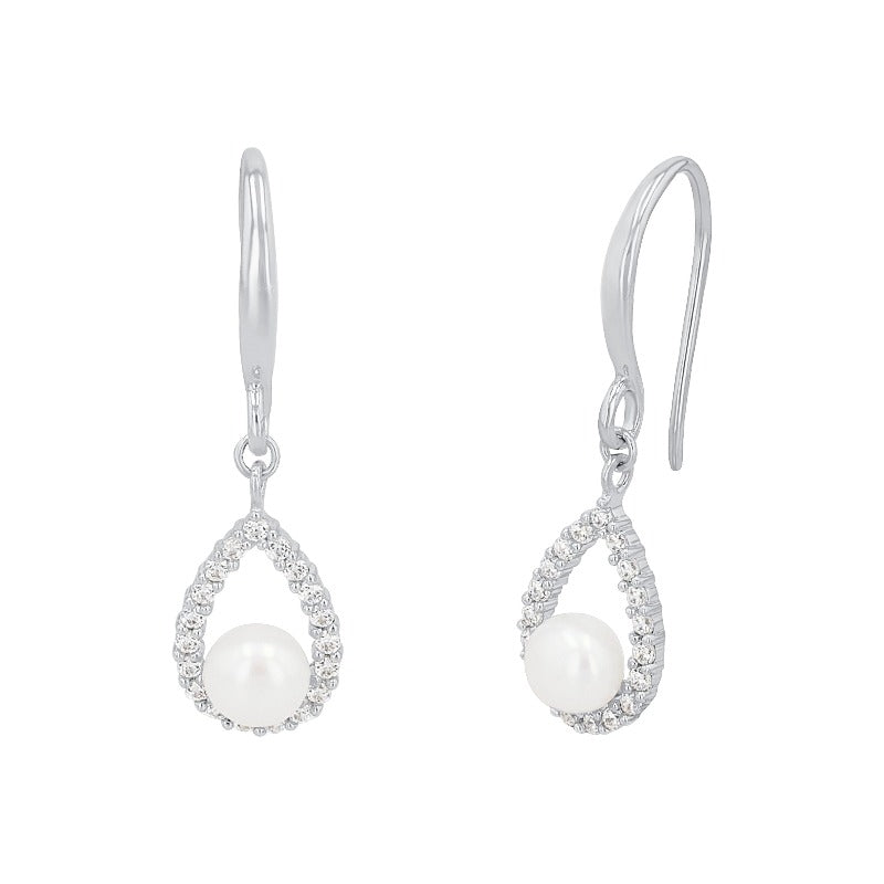 AMOR Earrings for Women, Silver 925