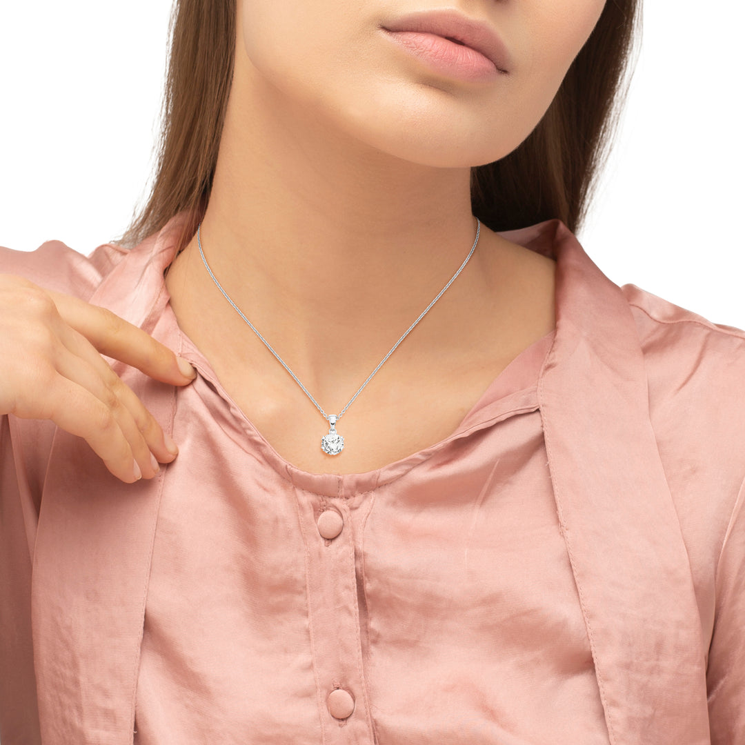 Chain with pendant for Women, Silver 925