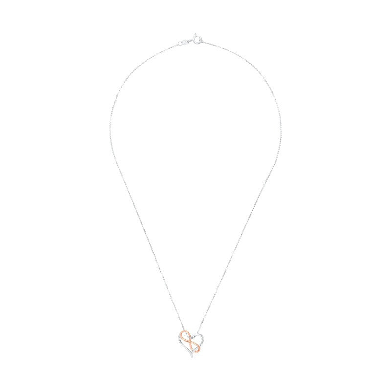 AMOR Chain with pendant for Women, Silver 925 | Infinity