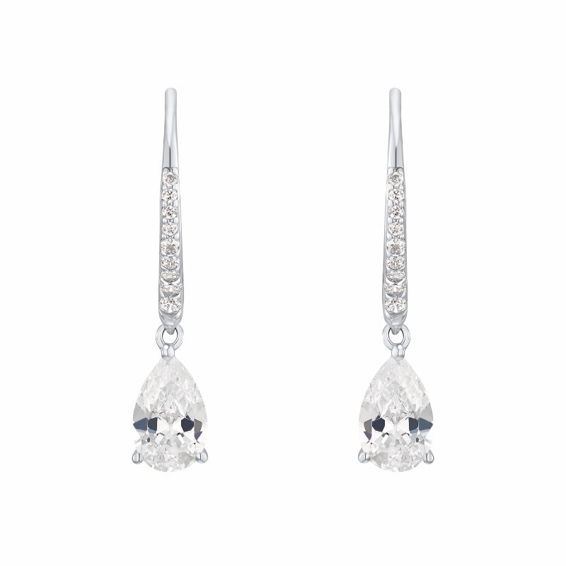 AMOR Earrings for Women, Silver 925