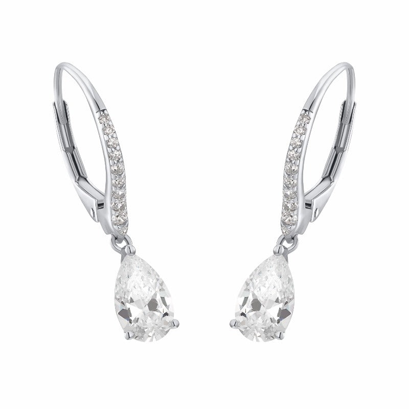 AMOR Earrings for Women, Silver 925