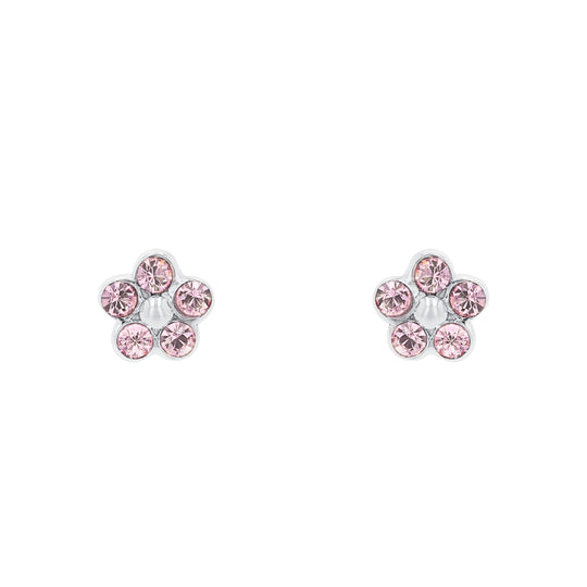 Ear studs for Girls, Silver 925 | flower
