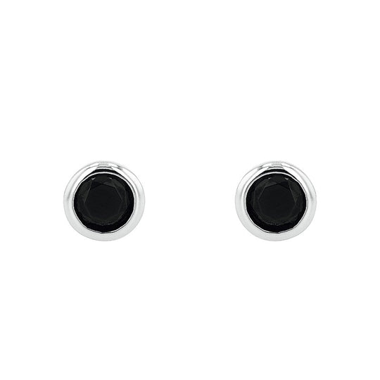AMOR Ear studs for Women, Silver 925