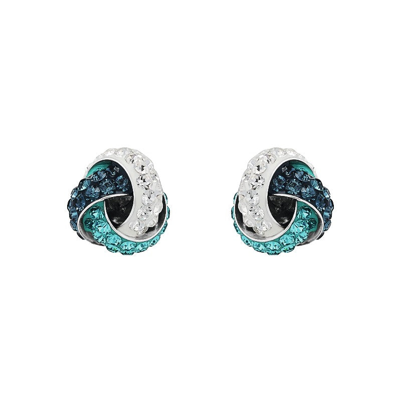 AMOR Ear studs for Women, Silver 925