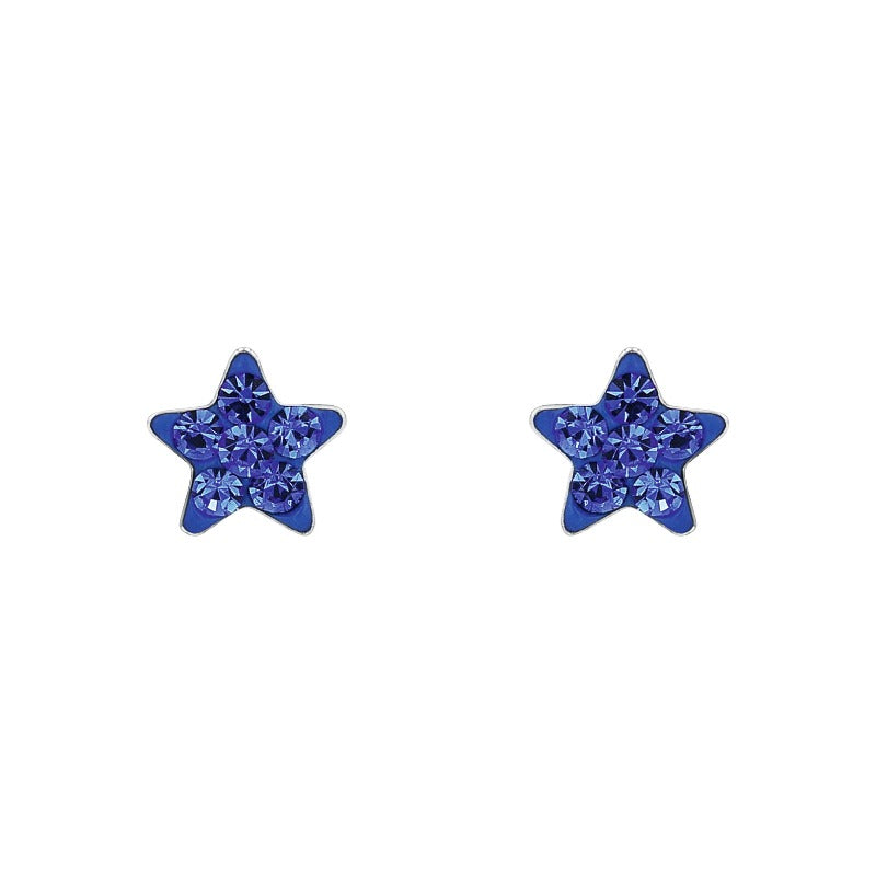 Ear studs for Girls, Silver 925 | star