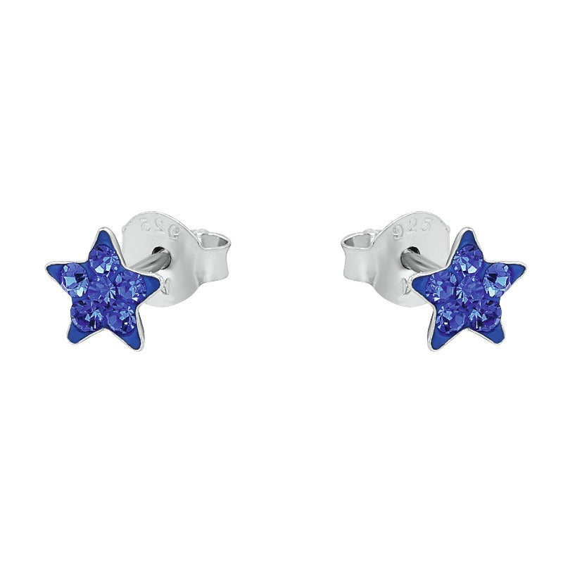 Ear studs for Girls, Silver 925 | star