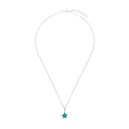 Chain with pendant for Girls, Silver 925 | star