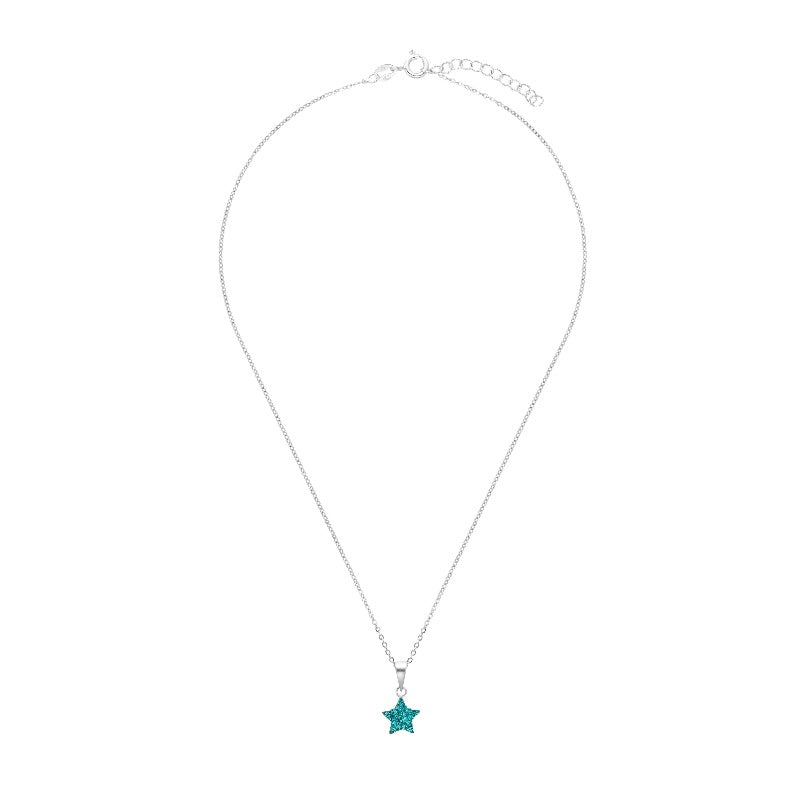 AMOR Chain with pendant for Girls, Silver 925 | star
