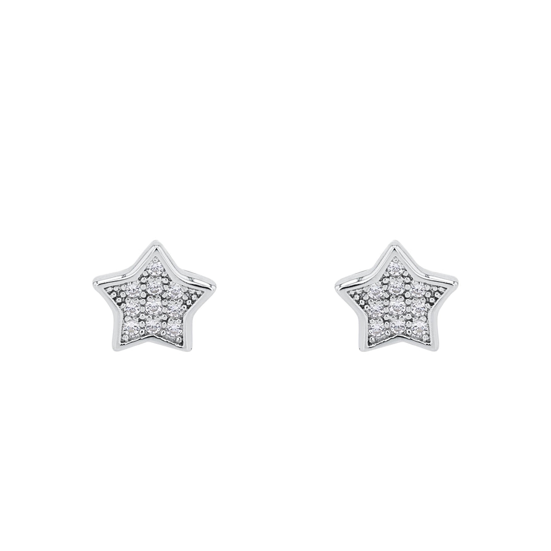 Ear studs for Girls, Silver 925 | star