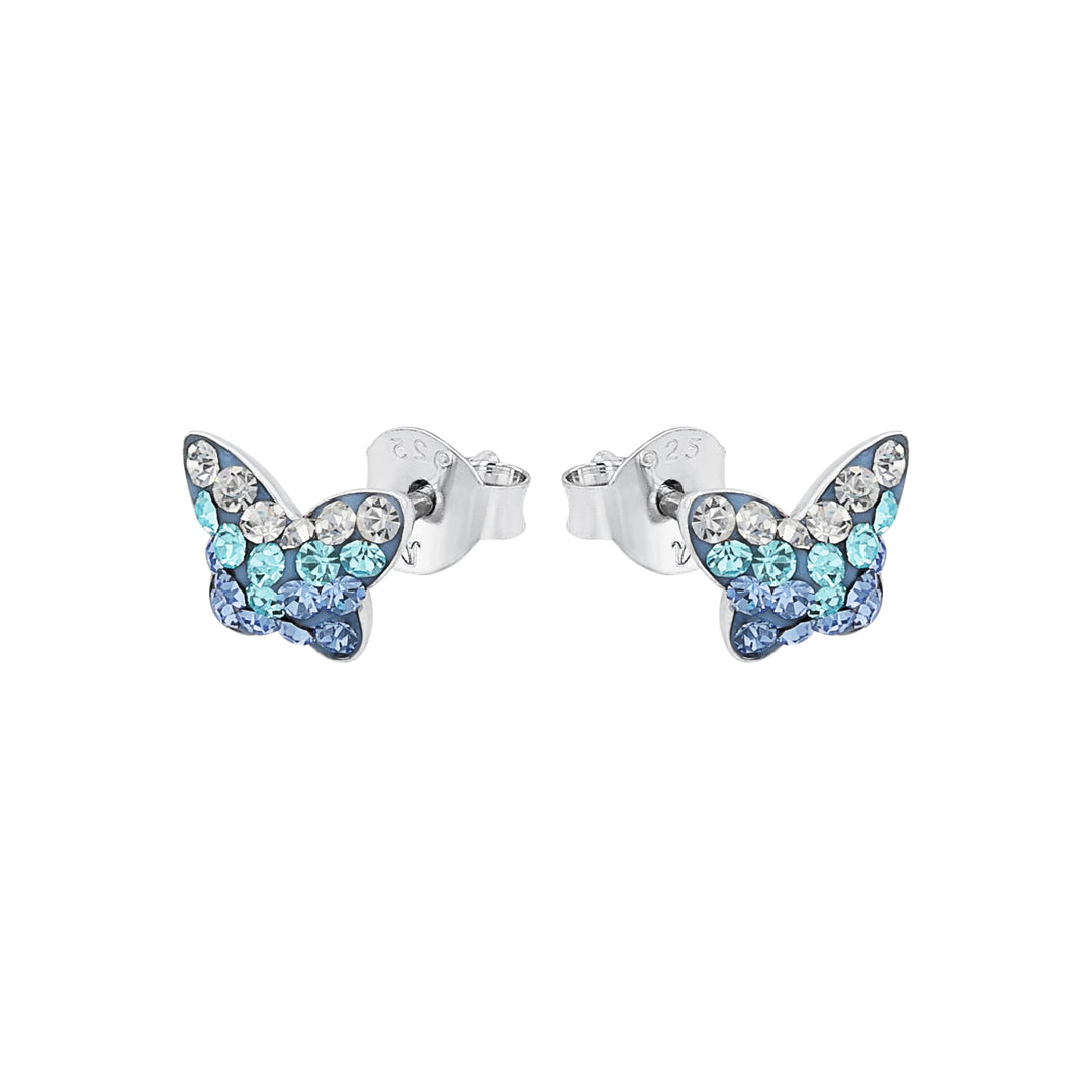 Ear studs for Girls, Silver 925 | butterfly