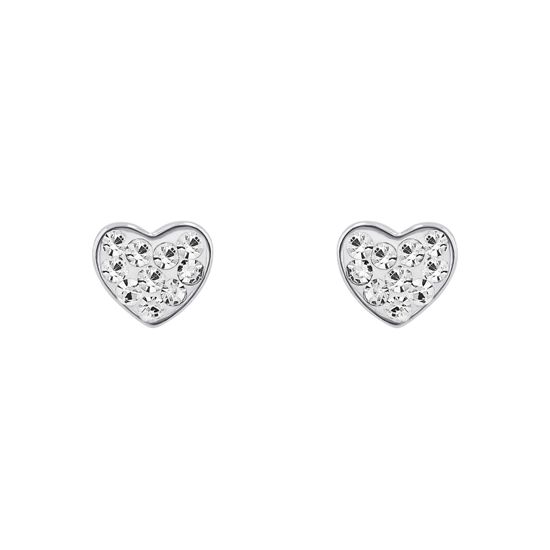 Ear studs for Women, Silver 925 | heart