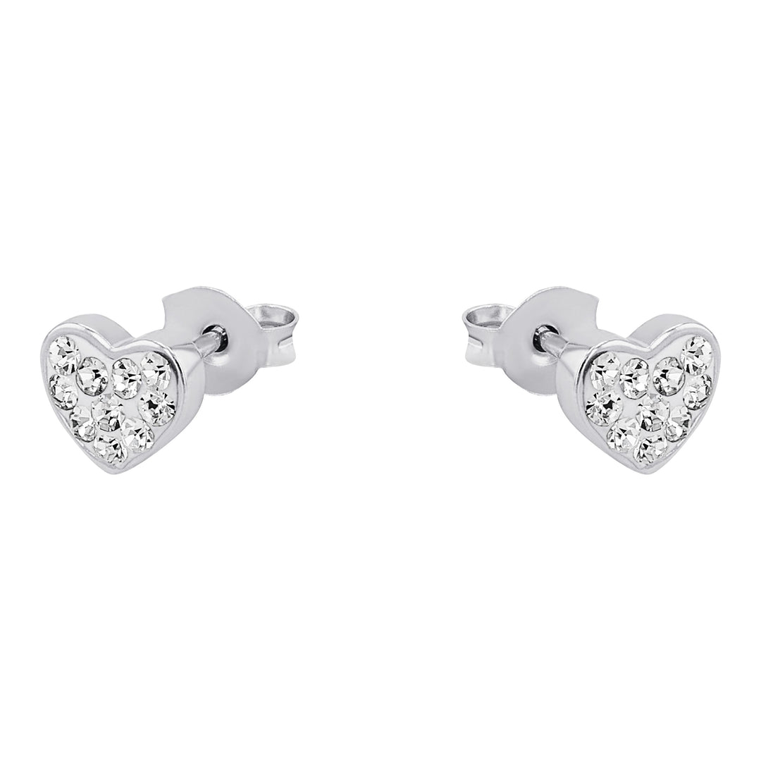 Ear studs for Women, Silver 925 | heart