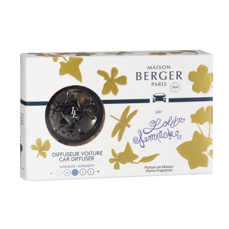 MAISON BERGER  Lolita Lempicka Gun Metal Car Diffuser Kit