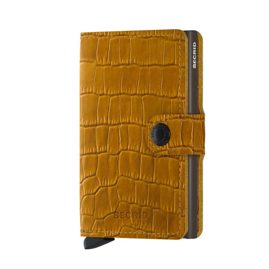 SECRID Miniwallet Cleo Ochre Brown at STORIES By SWISSBO
