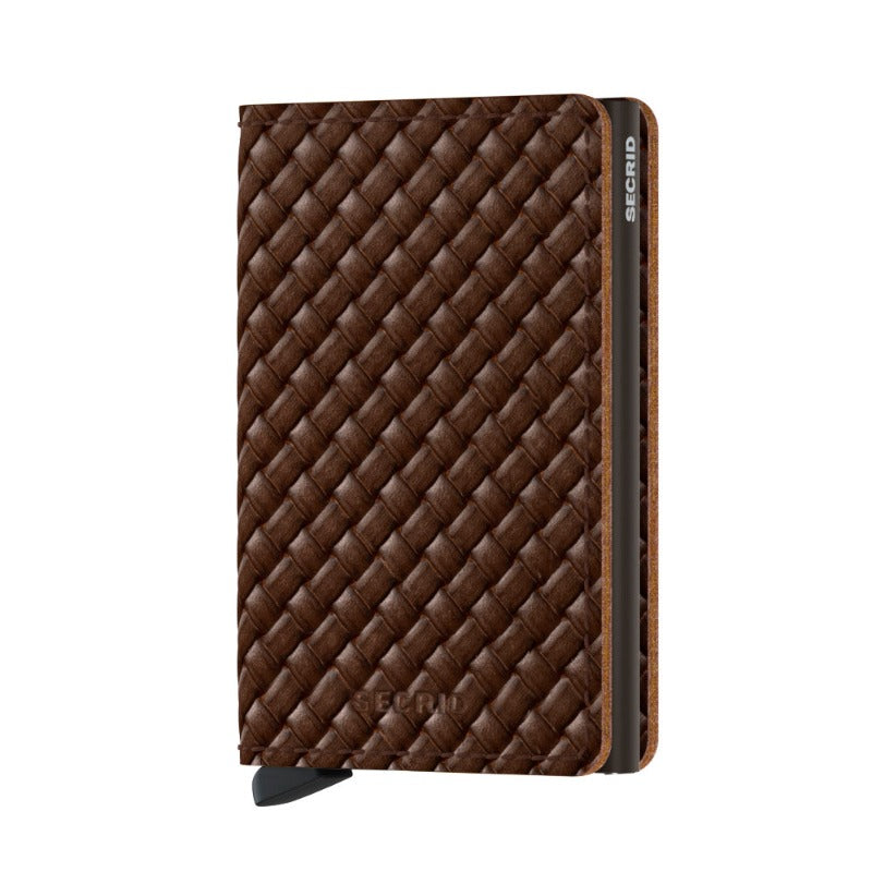 SECRID Slimwallet Basket Brown at STORIES By SWISSBO