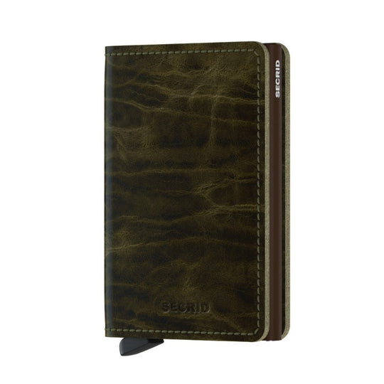 SECRID Slimwallet Dutch Martin Olive at STORIES By SWISSBO