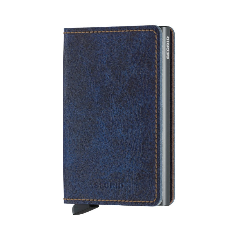 SECRID Slimwallet Indigo Indigo 5 Titanium at STORIES By SWISSBO