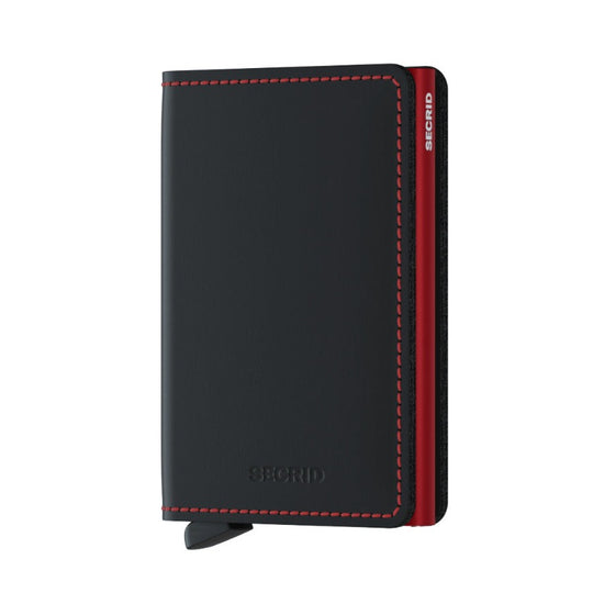 SECRID Slimwallet Matte Black & Red at STORIES By SWISSBO