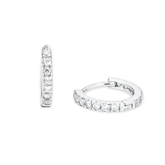 AMOR Creoles for Women, Silver 925