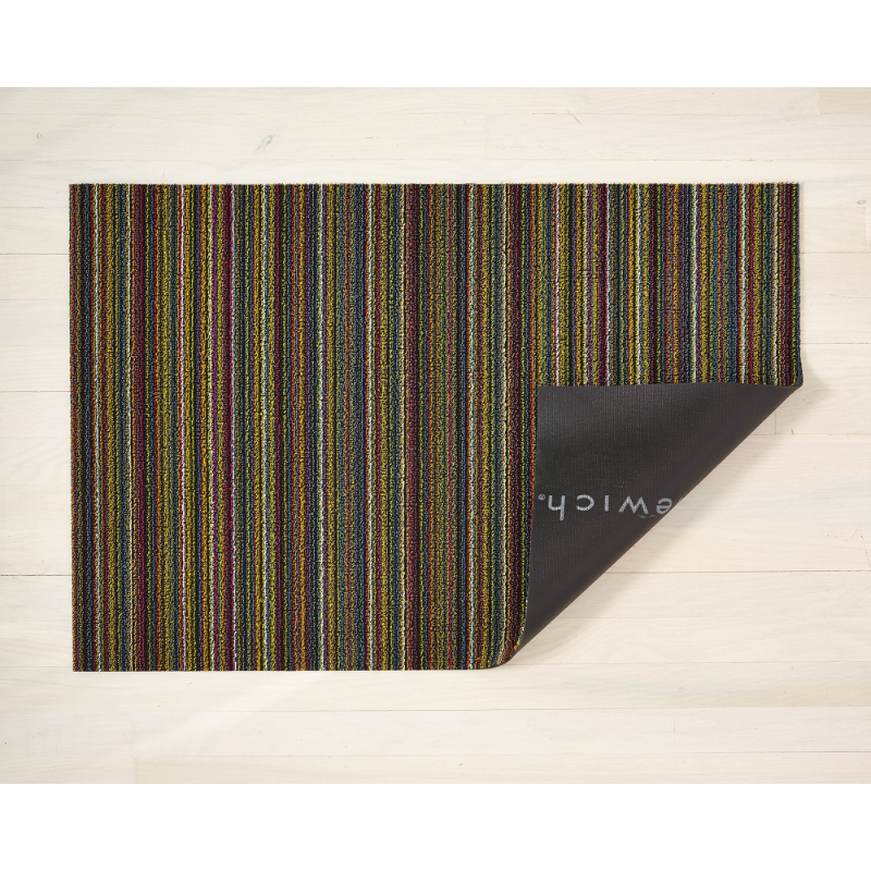 Skinny Stripe Shag Mats