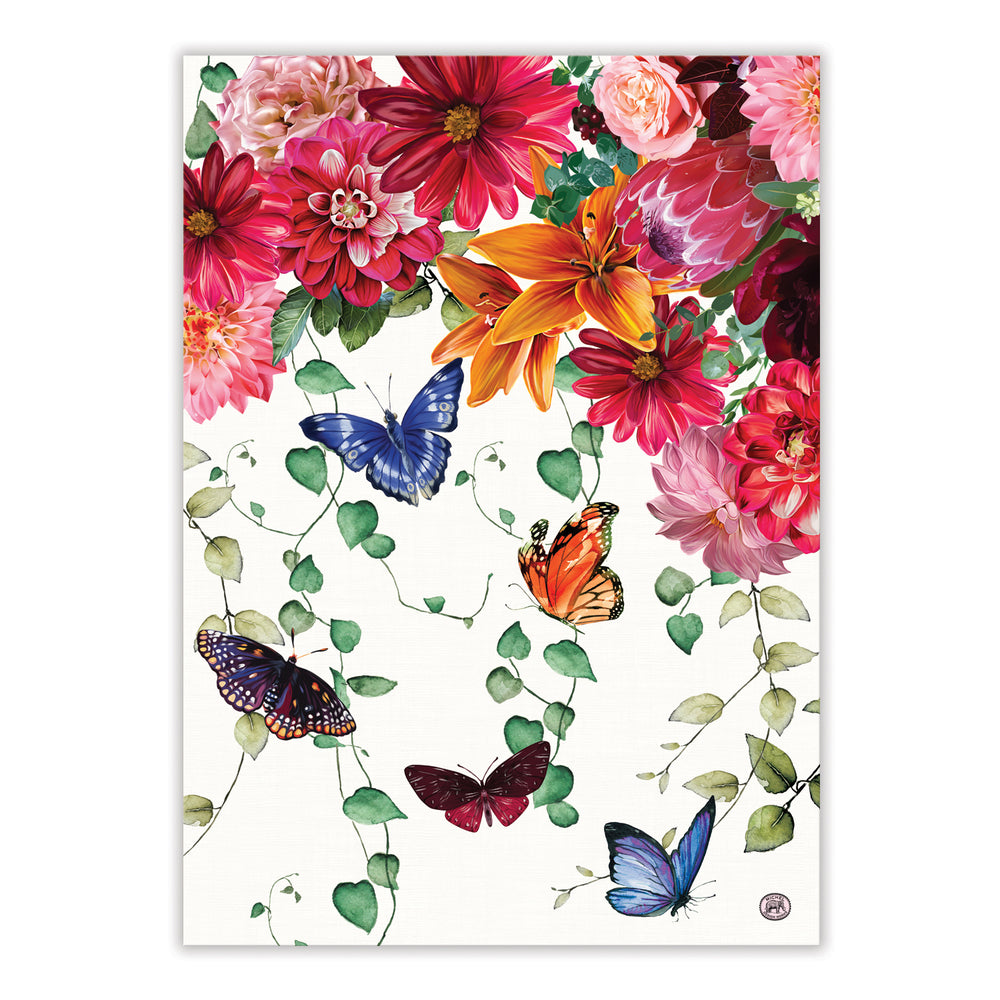 MICHEL DESIGN WORKS Sweet Floral Melody Kitchen Towel