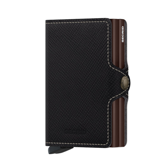 SECRID Twinwallet Saffiano Brown at STORIES By SWISSBO