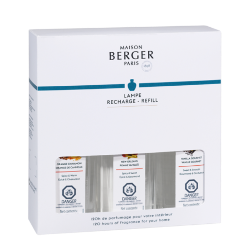 MAISON BERGER Warm Lamp Refill Trio Pack