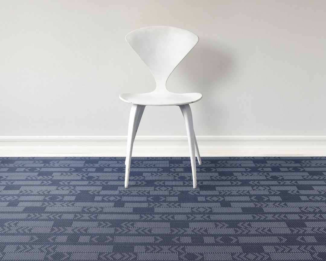 CHILEWICH Scout Midnight Woven Floor Mat at STORIES By SWISSBO