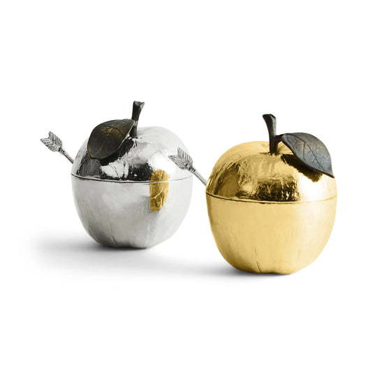 Michael Aram Apple Honey Pot With Spoon at STORIES By SWISSBO