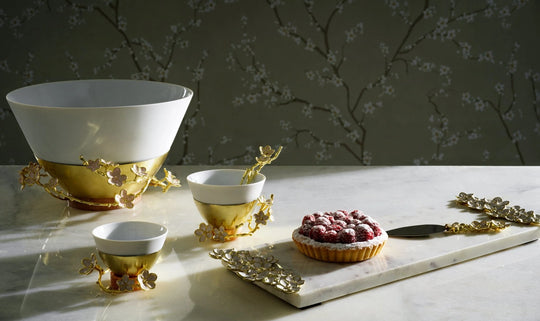 Michael Aram Cherry Blossom Porcelain Serving Bowl at STORIES By SWISSBO
